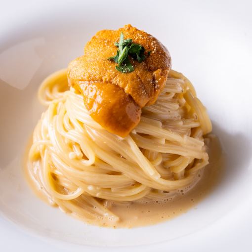【Dinner Course C】人気なポルチーニパスタ・ウニのクリームパスタが選べるリッチなコース