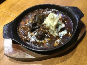 Tongue stew (with rice and hot spring egg)