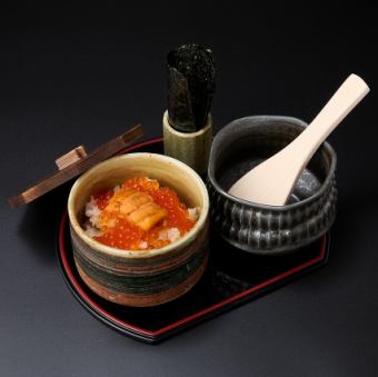 自分で握るおにぎり（うに・いくら）
