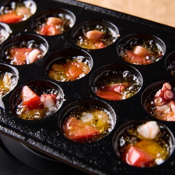 【当店オリジナル◎】たこ焼き器で作るアヒージョ
