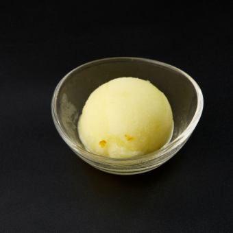 ゆずシャーベット