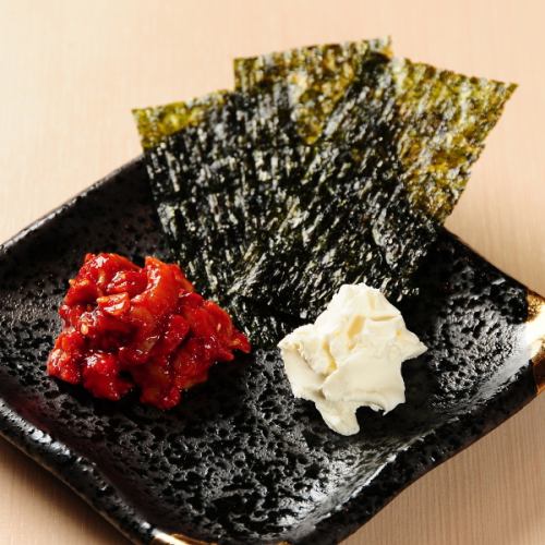 チャンジャクリームチーズ