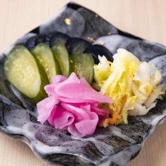 漬物盛り合わせ