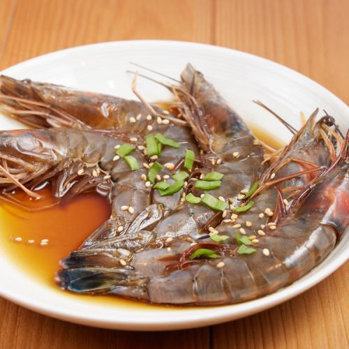 *Dinner* [Ganjang sewjang] A classic Korean snack! Shrimp pickled in soy sauce