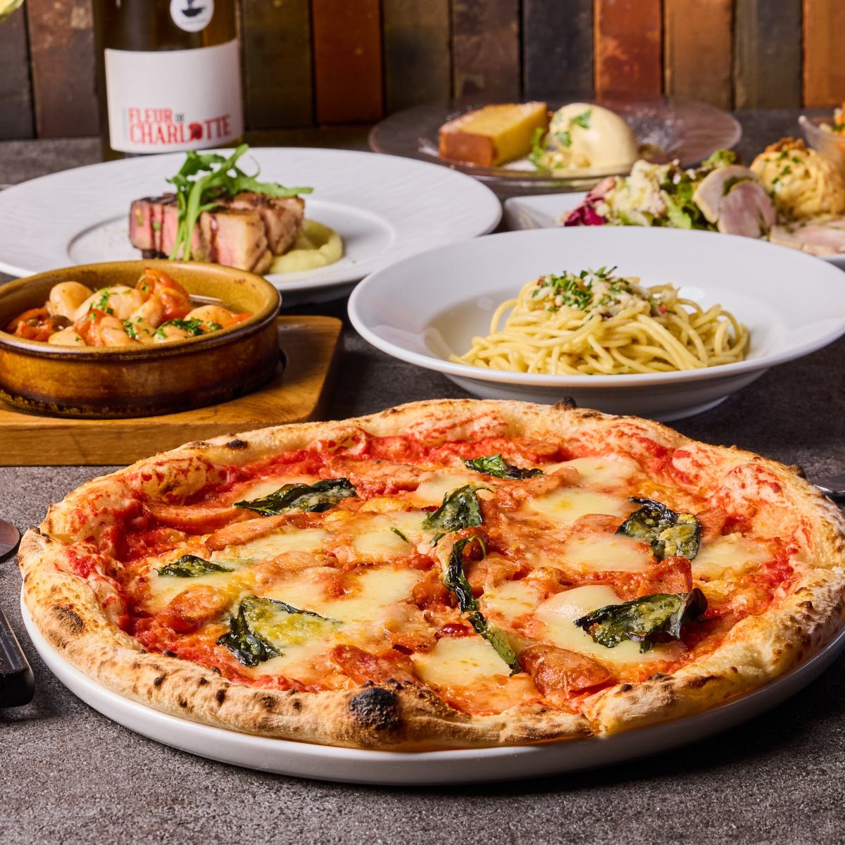 本格パスタと本場のピッツァで楽しめるランチで元気チャージ♪