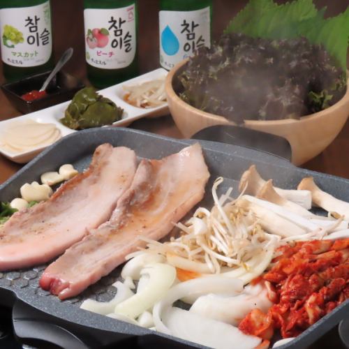 【一番人気】サムギョプサル 一人前