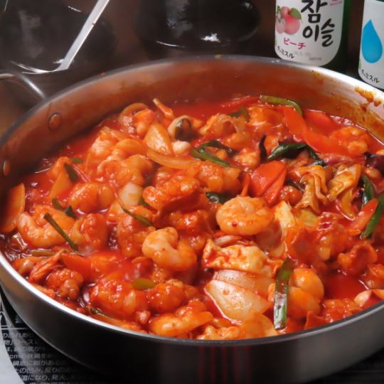 【ナッコプセ】釜山の名物料理をご賞味ください!◆1880円(税込)