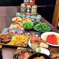 【秋の欲張りコース】厚切り牛タンの炭火焼きとジビエの煮込み(猪,鹿、,等)150分飲み放題付