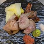 ラムタンの炭火焼き