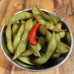 熱々枝豆