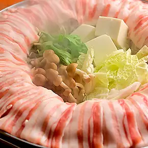 Shabu-shabu course with soba noodle dipping sauce, 120-minute all-you-can-drink included: ¥6500 ⇒ ¥6000 (tax included)