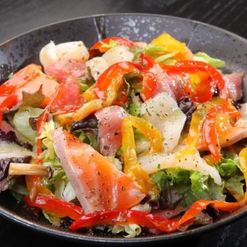 Seafood salad (lots of fresh fish)