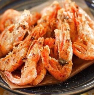 Deep-fried sweet shrimp