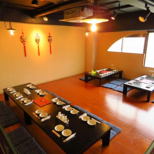 The tatami room is spacious and you can spend a relaxing time even with small children