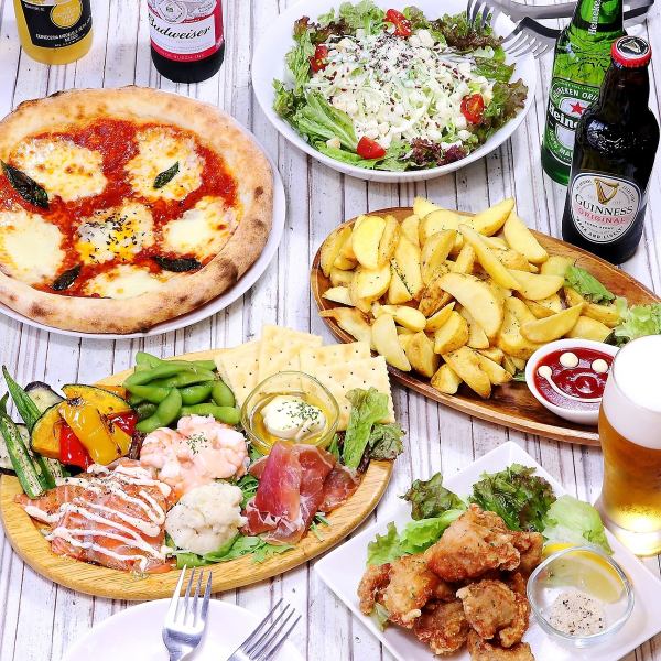 Casual all-you-can-eat Italian ♪ A wide variety of drinks! We also have a charter plan