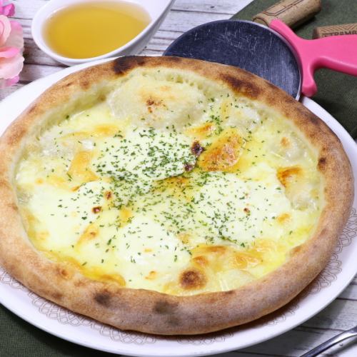 アッパー定番三種のハニーチーズピザ