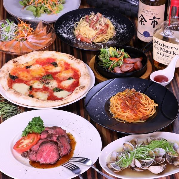 大人気の最強コスパ食べ飲み放題はなんと4000円からご用意！ご宴会・女子会・誕生日会など幅広い場面に★
