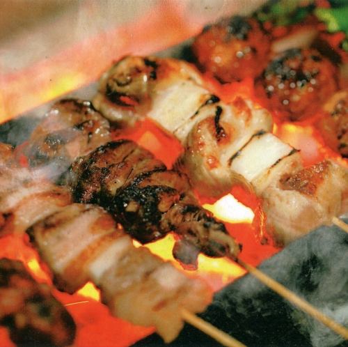 名物！朝挽き鶏の焼き鳥
