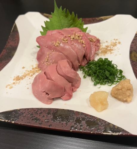低温調理のレバ刺