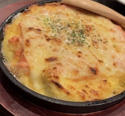 山芋明太チーズ鉄板