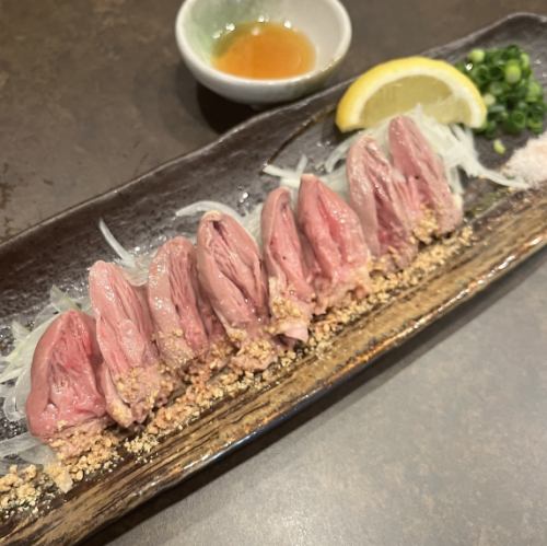 低温調理のハツ刺し