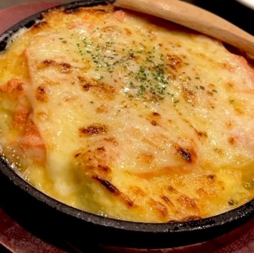 山芋明太チーズ鉄板