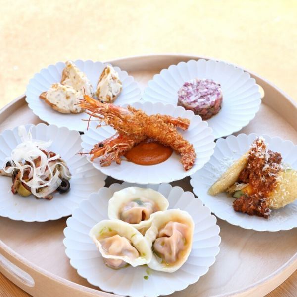 【様々なお味をお楽しみいただけます】前菜や温菜