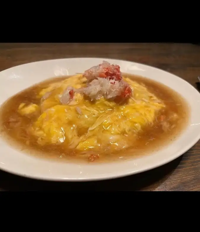 ズワイ蟹の天津飯リゾット