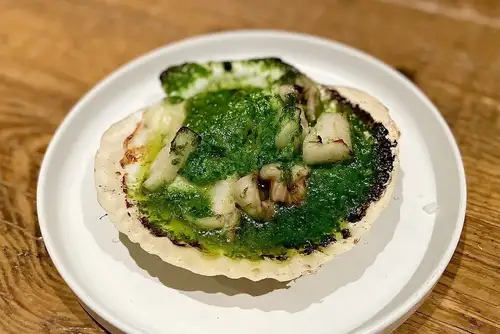 香蔥奶油烤北海道扇貝