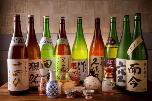 我們有多種珍稀的日本清酒可供選擇。