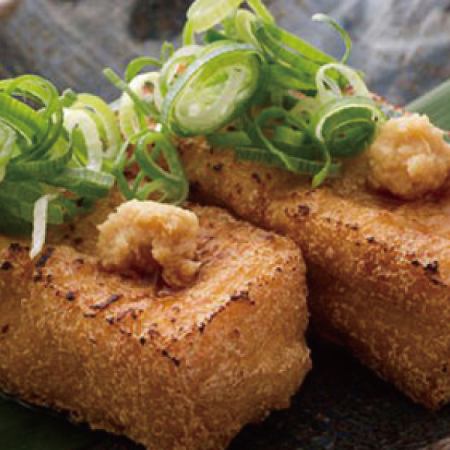 Deep-fried tofu with ginger