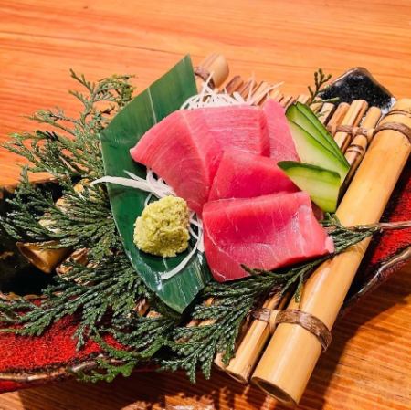 Sashimi of real tuna