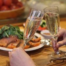 ◆女子会◆スモークサーモンコース 【2H飲み放題】乾杯スパークリングに生ハム食べ放題付 全10品