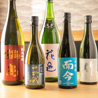 【日本酒飲み放題ライト】お食事は単品で季節限定酒を含む日本酒約20種類の飲み放題