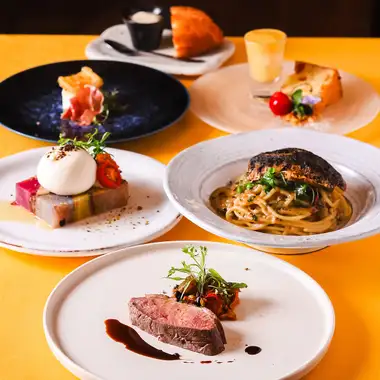 [Lunch] Seasonal lunch course + main dish 5700 yen (tax included)