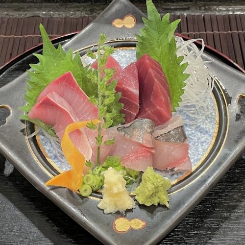 鮮魚三点盛り