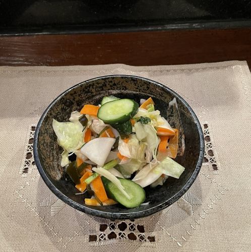 季節野菜の浅漬け