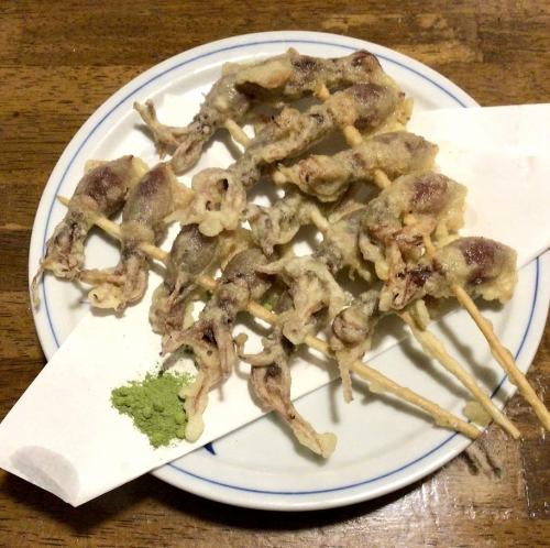 ホタルイカの串揚げ（１本）