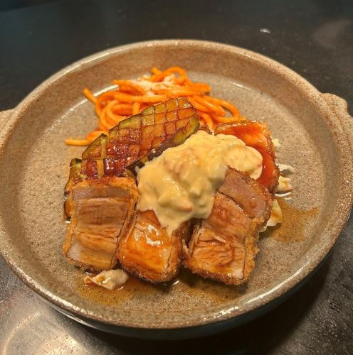 角煮カツレツ「たべるタルタルソース添え」