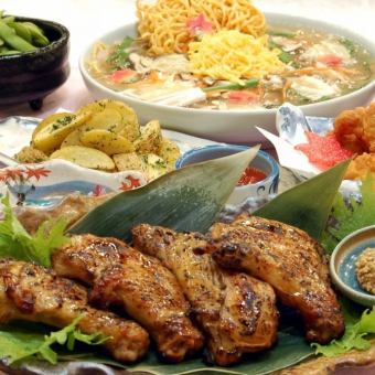 [Private room plan] Large platter dinner course (no hot pot) 8 dishes + all-you-can-drink for 5,200 yen (tax included) / Farewell party