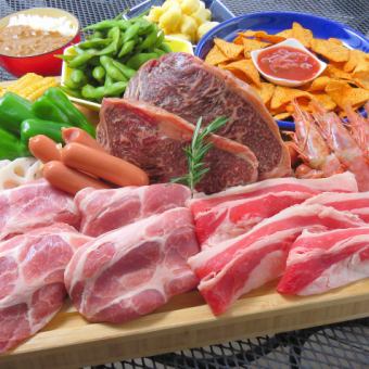 オラレBBQコース★(タコスを含む全12品食放)+120分飲放プラン