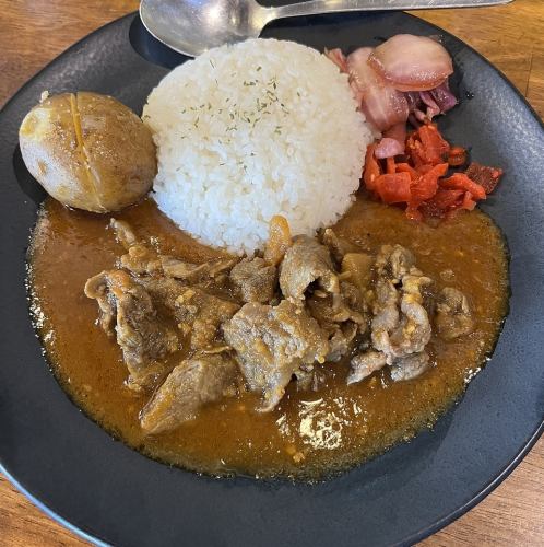 トッピング、牛すじ