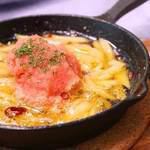 明太子のアヒージョ