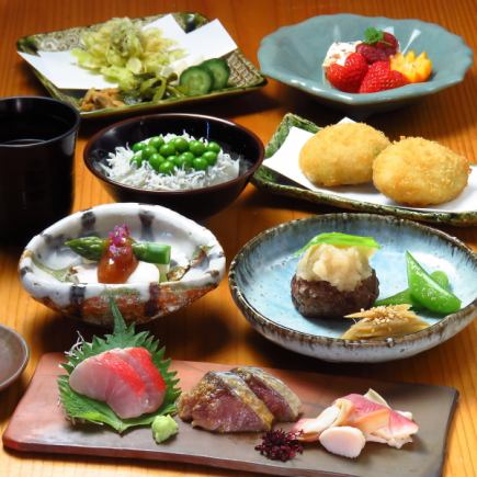 【ランチコース】月替わりのコース料理≪全6品≫4500円(税込) ※12時開始ご予約用