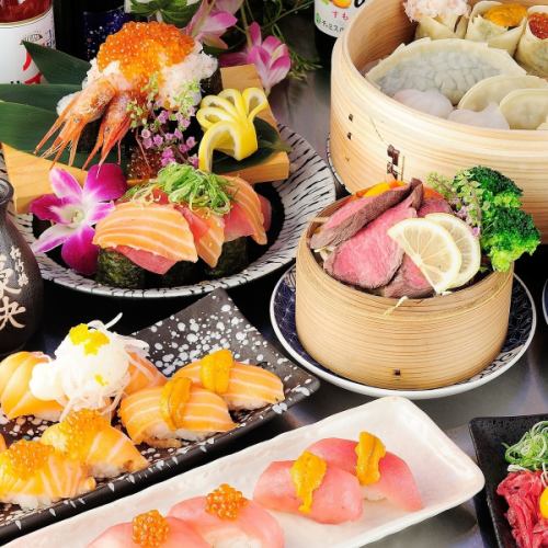 【期間限定食べ放題】お食事50種類以上飲み放題もプラス1000円で付けれます! 2480円