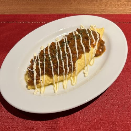 ◆ Fluffy and creamy meat omelette