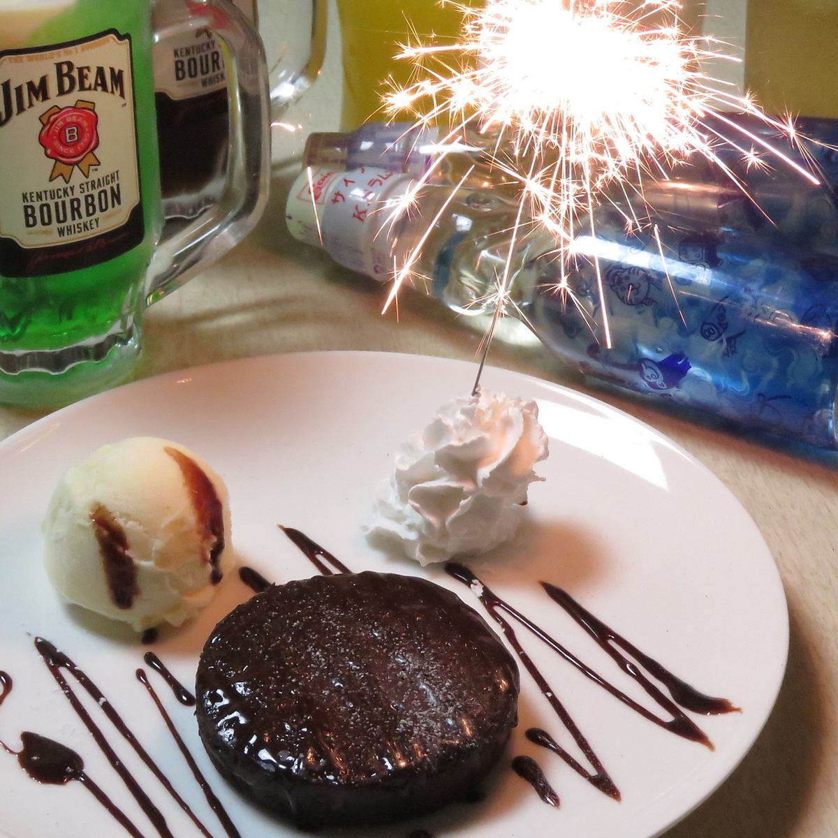 アニバーサリープレートをプレゼント♪（事前予約必須）