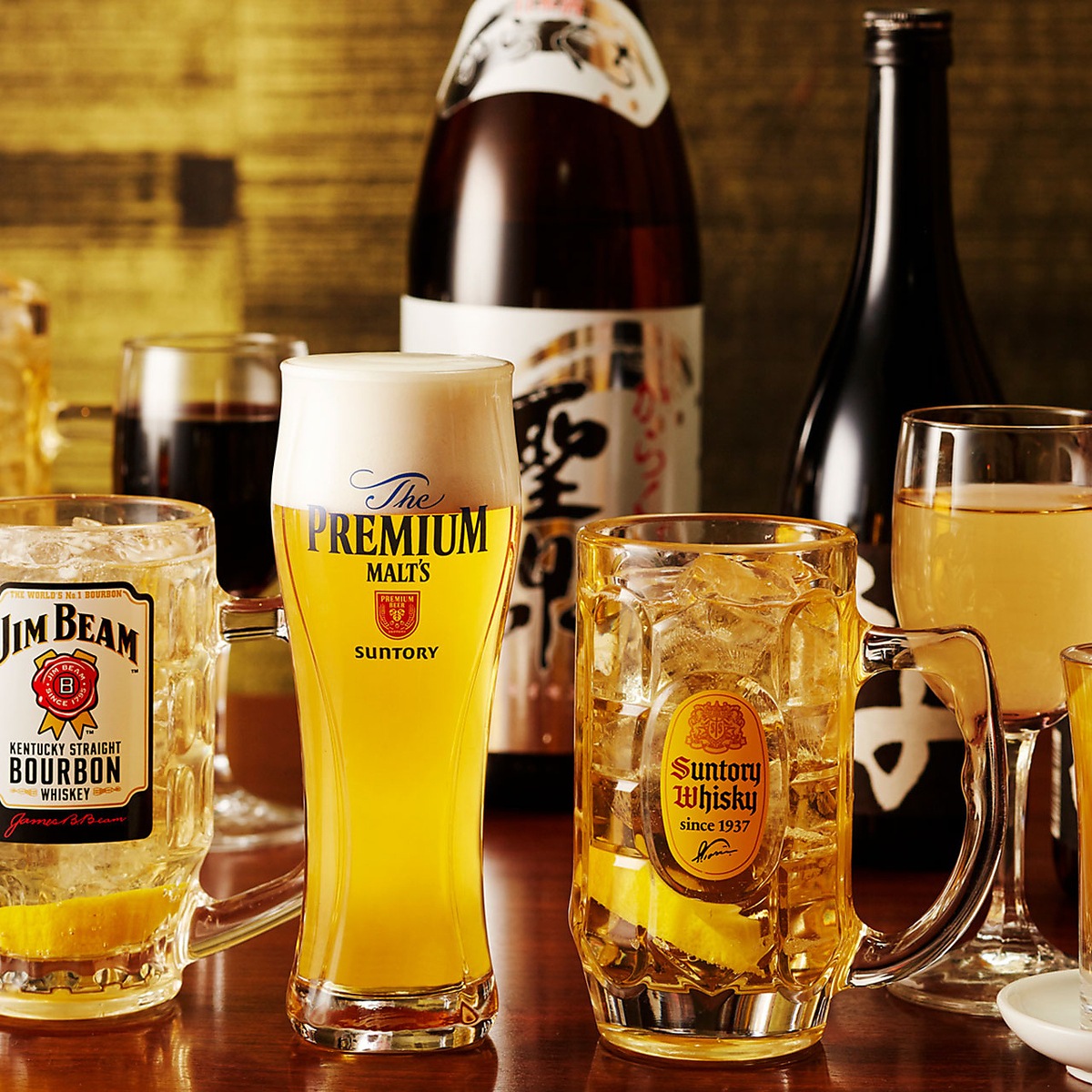 生ビール込み60種90分￥1485（税込）～ご提供！