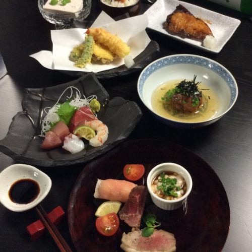 会席風コース4000円