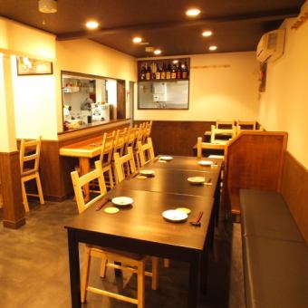 [Reservation] We accept reservations for 20 to 30 people.